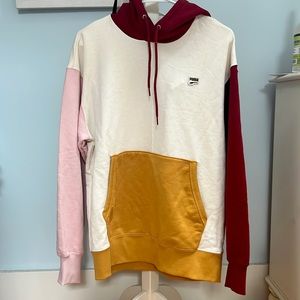 Puma Color block retro oversized sweatshirt hoodie